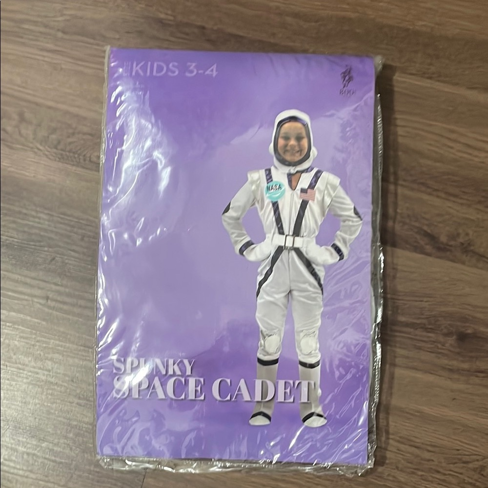 Nasa Spunky Space Cadet Costume Kids Size 3-4